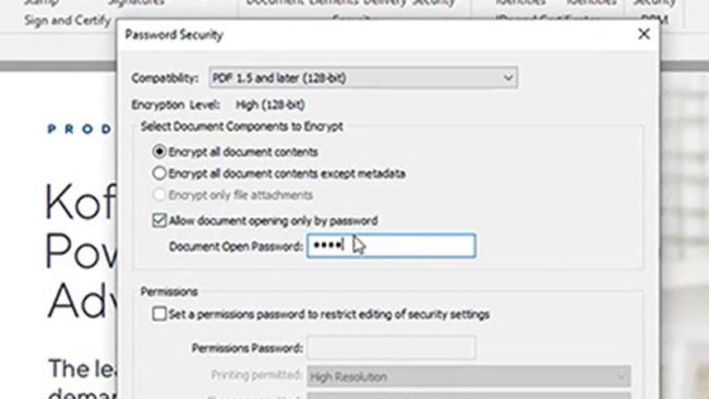 keep your pdf secure screenshot